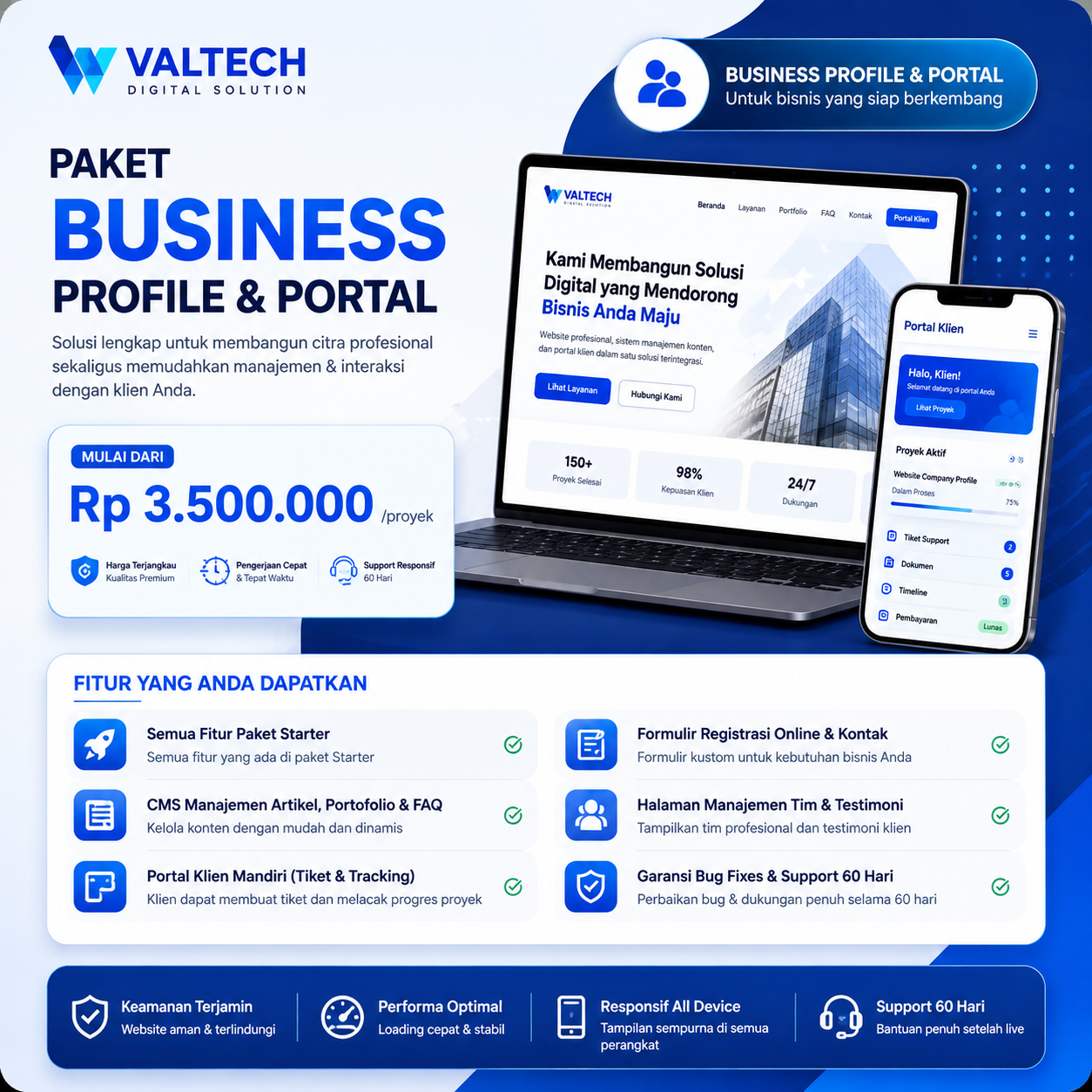 Business Profile & Portal
