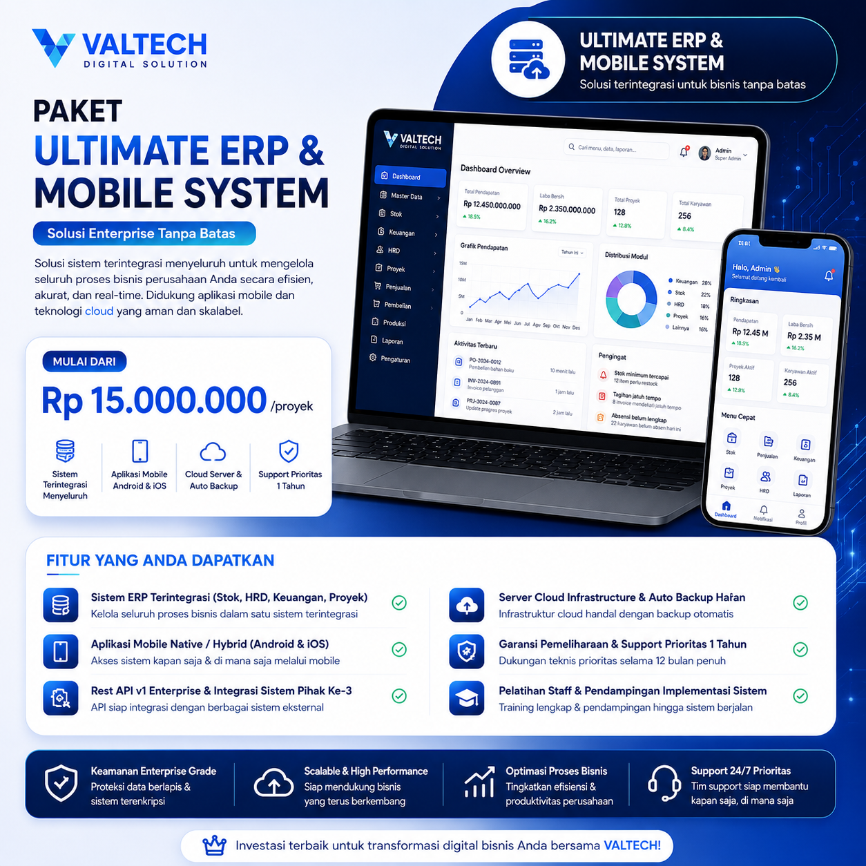 Ultimate ERP & Mobile System